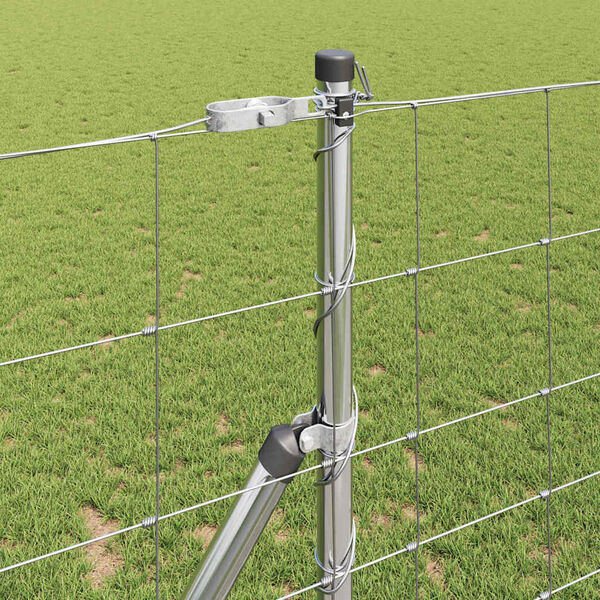 vidaXL Poste de Cerca Galvanizado 25 x 1,2 m A&ccedil;o