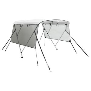 vidaXL Toldo 3 arcos Bimini paredes malha laterais 183x(137-152)x137cm