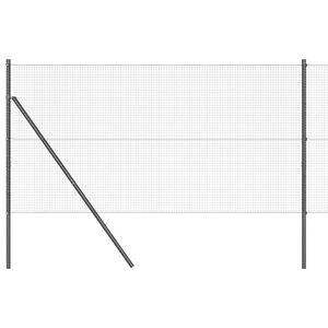 vidaXL Poste de Cerca Cinzeto