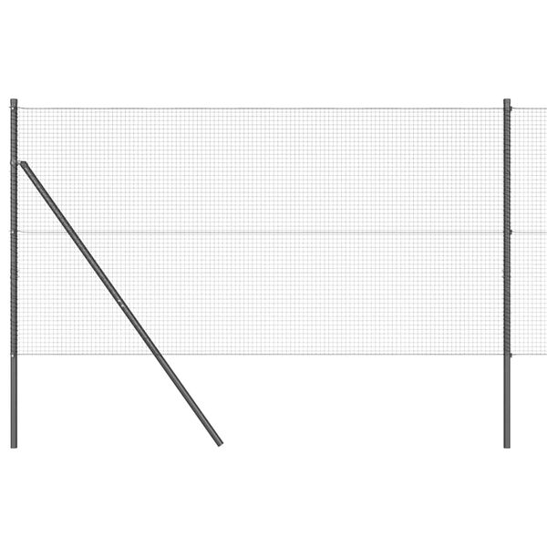 vidaXL Poste de Cerca Cinzeto 50 x 1,2 m (malha de 19 x 19 mm)