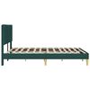 vidaXL Estrutura da Cama Verde Escuro 120 x 190 cm tecido