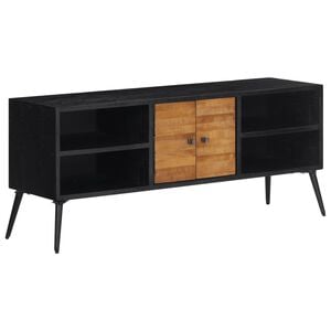 vidaXL M&oacute;vel de TV 112x31x45 cm madeira de teca recuperada maci&ccedil;a