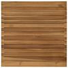 vidaXL Tampo de Mesa 60 x 60 x 3,5 cm Quadrado Madeira de Teca S&oacute;lida