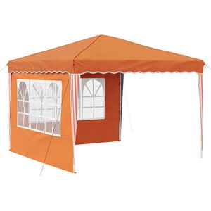 vidaXL Tenda de Festa Pop-up Laranja 288 x 288 x 245 cm Tecido Oxford