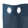 vidaXL Cortinas de voile com ilhós 2 pcs azul real