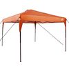 vidaXL Tenda de Toldo Manual Laranja 290 x 290 x 251 cm tecido