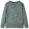Sweatshirt para crian&ccedil;a cor caqui 128