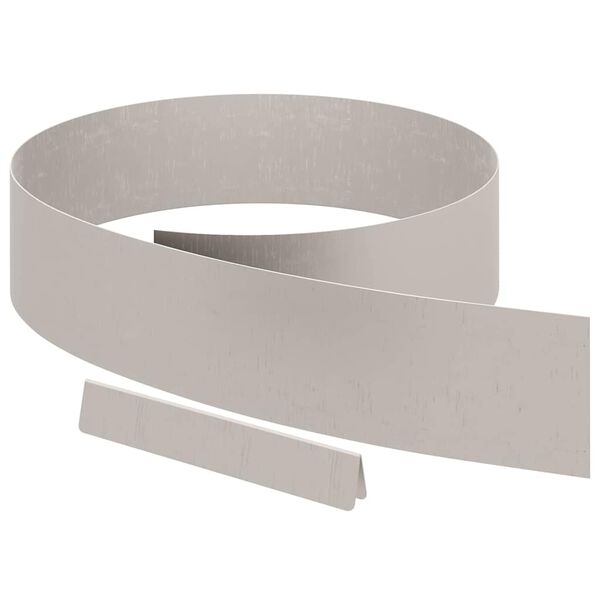 vidaXL Acabamento para Gramado Ferro Enferrujado 450 x 0.05 x 15 cm