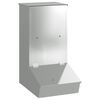 vidaXL Comedouro para Porcos Prateado 55 x 38 x 76 cm 20 kg