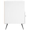 vidaXL Mesa de cabeceira 40x35x47,5 cm derivados de madeira branco