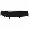 vidaXL Cama Box Preto 180 x 200 cm tecido