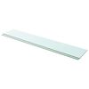 vidaXL Prateleiras 2 pcs 110x20 cm vidro transparente