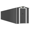 vidaXL Abrigo de jardim 192x1021x223 cm a&ccedil;o galvanizado antracite