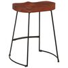 vidaXL Bancos de bar Gavin 2 pcs 45x38x53 cm madeira mangueira maci&ccedil;a