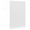 vidaXL Persianas venecianas com cortinas Branco 175 x 110 cm Alum&iacute;nio