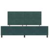 vidaXL Cama Box com cabeceira Verde Escuro 200 x 200 cm Veludo