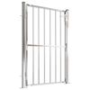 vidaXL Port&atilde;o de jardim 100x145 cm A&ccedil;o inoxid&aacute;vel