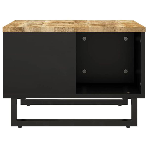 vidaXL Mesa de centro 60x50x35 cm madeira de mangueira maci&ccedil;a