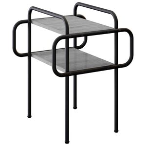 vidaXL Mesa de centro Sonoma cinzento 40 x 40 x 51 cm