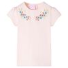 vidaXL T-shirt de crian&ccedil;a rosa-suave 116