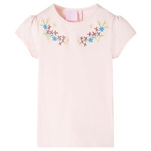 T-shirt de crian&ccedil;a rosa-suave 116