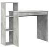 vidaXL Mesa Cinzento Derivados de Madeira 100 x 40 x 90 cm
