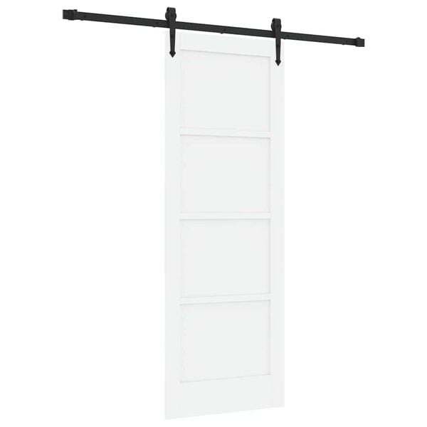 vidaXL Porta Deslizante ORKDAL Branco 73,5 x 198,5 cm