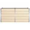 vidaXL Floreira Ivory 160 x 80 x 75 cm A&ccedil;o