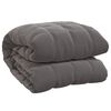 vidaXL Manta pesada 13 kg 200x230 cm tecido cinzento