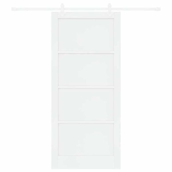 vidaXL Porta Deslizante Branco 93 x 211 cm
