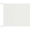vidaXL Toldo vertical 140x270 cm tecido oxford branco