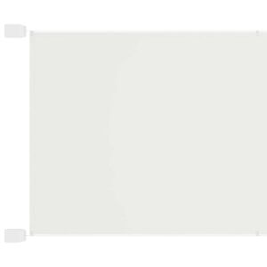 vidaXL Toldo vertical 140x270 cm tecido oxford branco