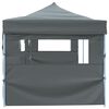 vidaXL Tenda para festas pop-up dobrável c/ 5 paredes 870x291x315 cm antracite