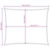 vidaXL Para-sol estilo vela tecido oxford retangular 6x7 m laranja