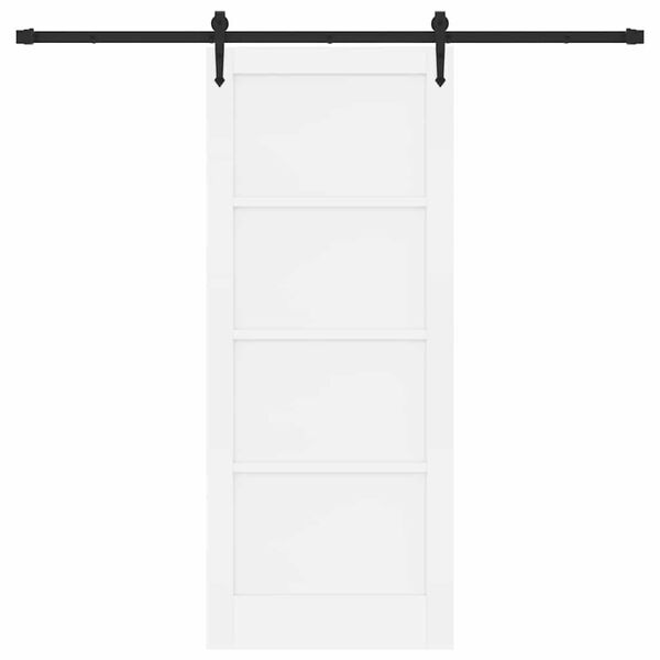 vidaXL Porta Deslizante ORKDAL Branco 83 x 202 cm