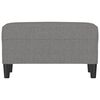 vidaXL Banco 70x35x41 cm tecido cinzento-escuro