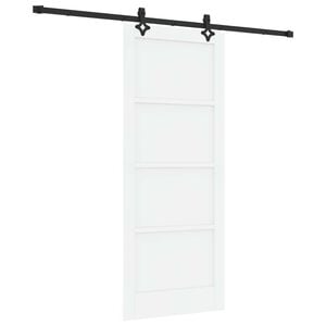 vidaXL Porta Deslizante ORKDAL Branco 83 x 202 cm