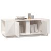 vidaXL Mesa de centro 110x50x40 cm pinho maci&ccedil;o branco