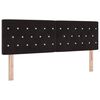 vidaXL Cabeceira Preto 160 cm Veludo