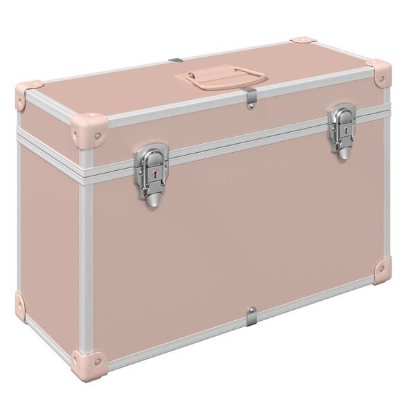 vidaXL Ma&ccedil;anetas de Arm&aacute;rio 2 pcs Rosa 85 x 45 mm Metal