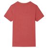 T-shirt de crian&ccedil;a cor paprika 104