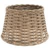 vidaXL Abajur de teto &Oslash;38x23 cm vime castanho