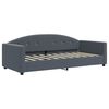 vidaXL Sof&aacute;-cama 90x190 cm veludo cinzento-escuro