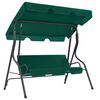 vidaXL Baloi&ccedil;o de jardim 170x110x153 cm tecido verde
