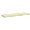 vidaXL Almofada de Banco SOEST 100% Poli&eacute;ster Creme 140 x 40 x 8 cm