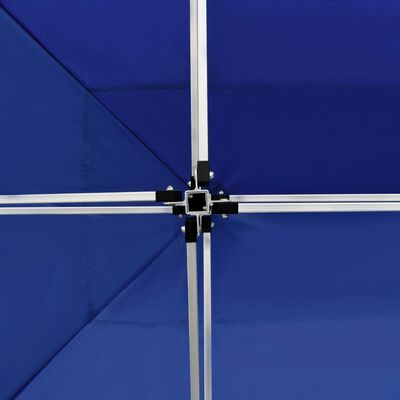 vidaXL Tenda dobrável profissional com paredes alumínio 4,5x3m azul