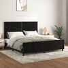 vidaXL Estrutura de cama c/ cabeceira 180x200 cm veludo preto