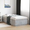 vidaXL Estrutura de cama 90x200 cm derivados de madeira cinza sonoma