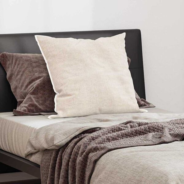 vidaXL Almofada com travesseiro Branco 80 x 80 cm Pena