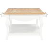 vidaXL Mesa de centro 110x60x40 cm MDF branco
